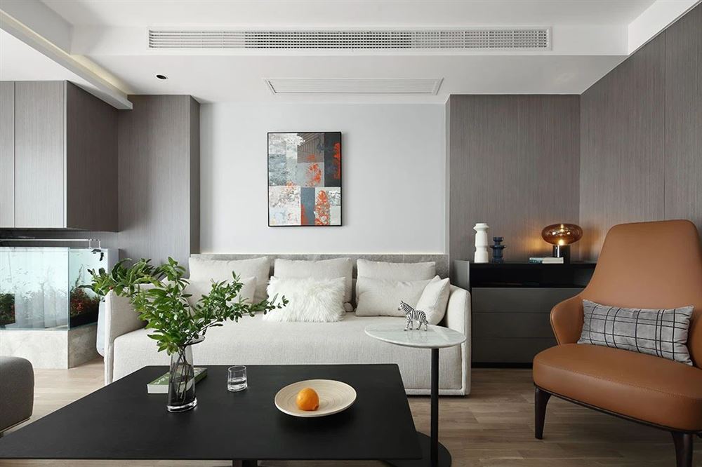 佛山市萬科金域水岸現代簡約風格三居室裝修案例