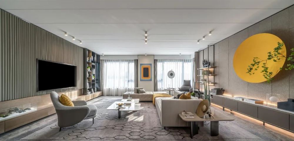 昭通市幼兒園家屬區(qū)現(xiàn)代簡約風(fēng)格平層裝修案例