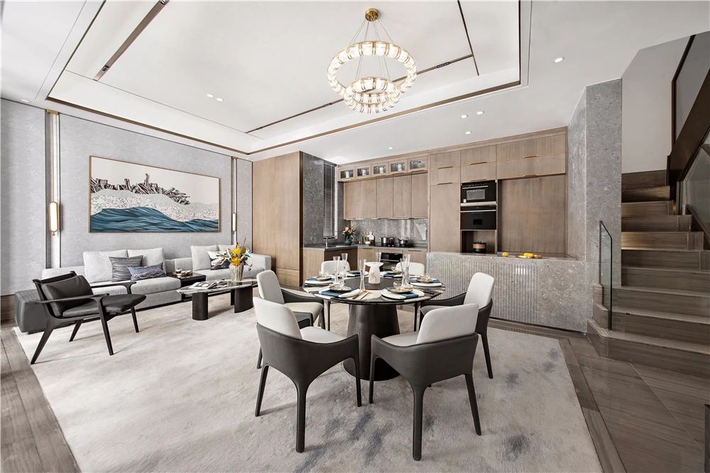 佛山市恒大山湖郡新中式風格別墅裝修案例