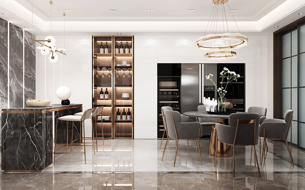 佛山市頤安&middot;天璟名庭現(xiàn)代簡約風(fēng)格三居室裝修案例