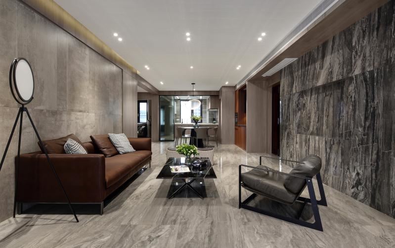 佛山市保利玥府現代簡約風格四居室裝修案例