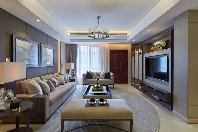 佛山市金科城新中式風格四居室裝修案例