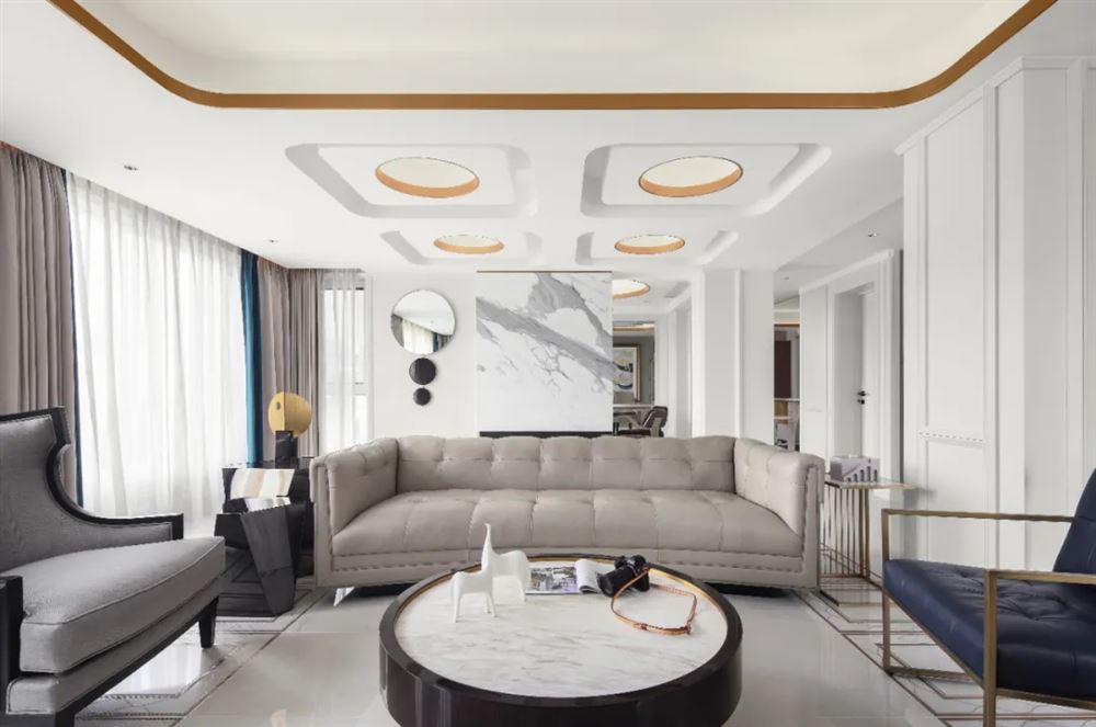 湛江市幸福家園&middot;玥瓏湖輕奢風(fēng)格復(fù)式裝修案例