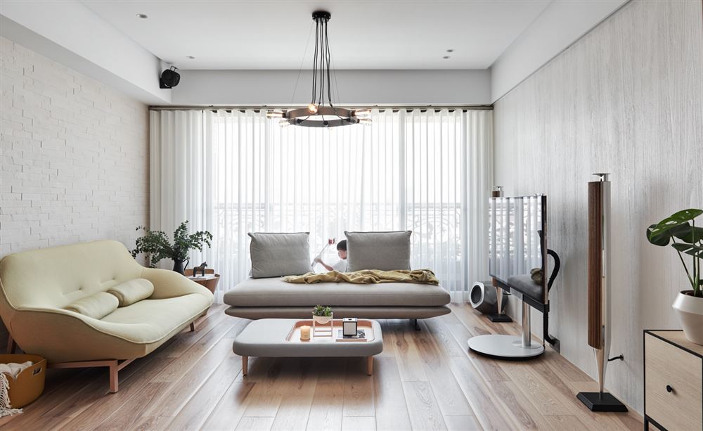 佛山市金科城北歐風格三居室裝修案例