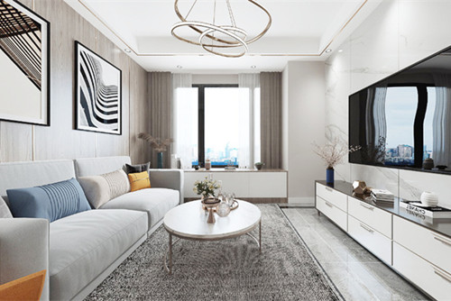 紅河哈尼族彝族自治州101-200平米輕奢風格龍湖領域家裝設計案例